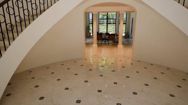 Entrance hall of the Traditional House.