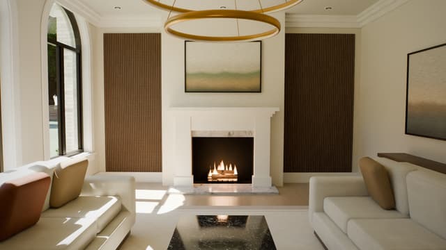 Living room of the Traditional House.