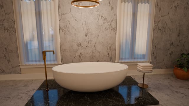 Primary bath of the Traditional House.